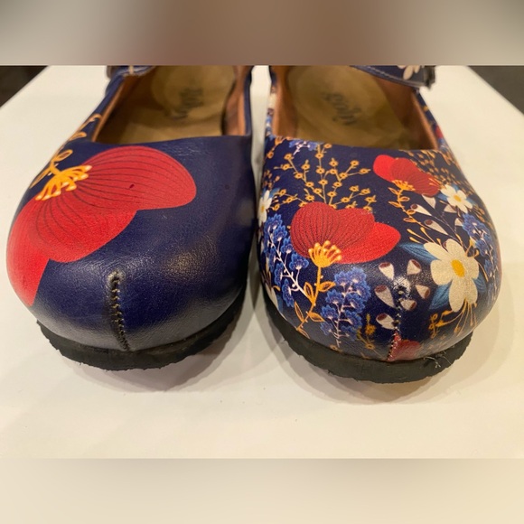 Goby Vegan Faux Leather Ballerinas Shoes WGBL207 HANDMADE Mary Janes Oxford - Picture 12 of 14